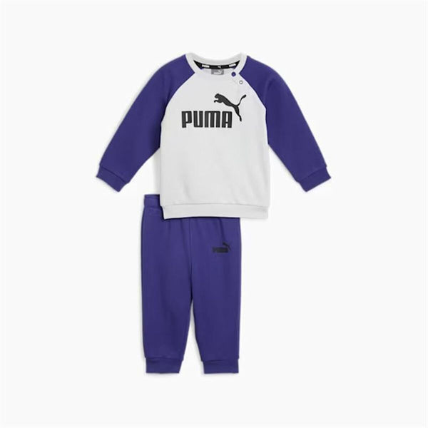 Kinder-Trainingsanzug Puma Minicats Ess Raglan Jogger Fl Marineblau
