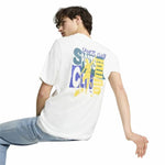 Herren Kurzarm-T-Shirt Puma Graphics Puma Sports Club Weiß