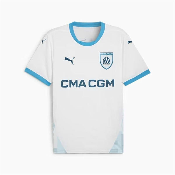 Kurzärmiges Fußball T-Shirt für Männer Puma Olympique de Marseille Home 24/25