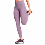 Sporthose Damen Puma Cloudspun Soft Hw Fl Tight Lila