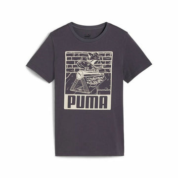 Kurzarm-T-Shirt für Kinder Puma Lila
