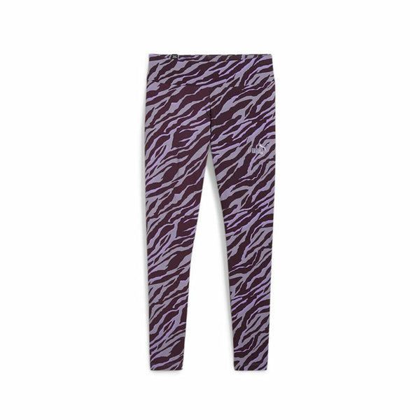 Sporthose Damen Puma Ess+ Animal Aop Lila