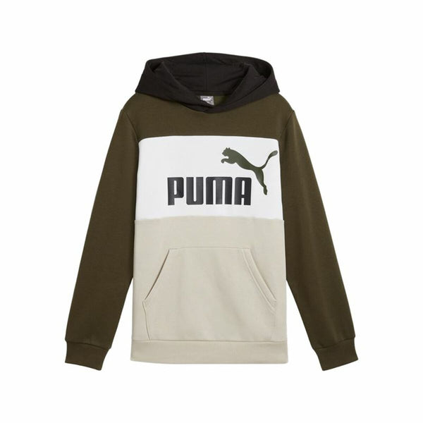 Jungen Sweater mit Kapuze Puma Essentials Block