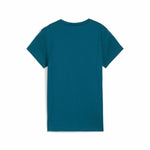 Damen Kurzarm-T-Shirt Puma Blau