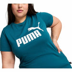 Damen Kurzarm-T-Shirt Puma Blau