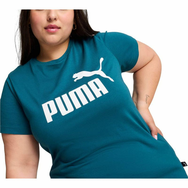 Damen Kurzarm-T-Shirt Puma Blau