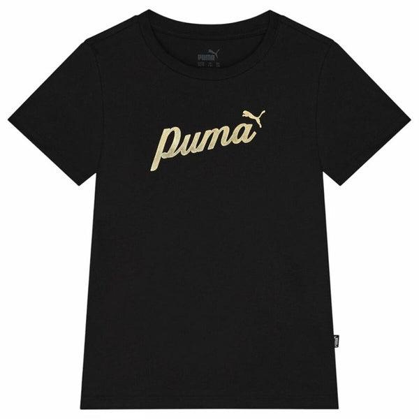 Kurzarm-T-Shirt für Kinder Puma Ess+ Script Metallic G