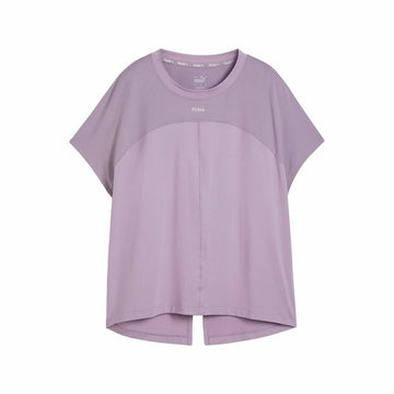 Damen Kurzarm-T-Shirt Puma Cloudspun Mix Lavendel