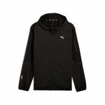Herren Sweater mit Kapuze Puma Flex Panelled Jacket Schwarz