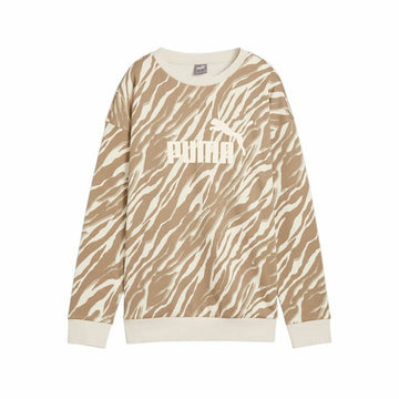 Damen Sweater ohne Kapuze Puma Essentials+ Animal Aop Crew Fl Mujer