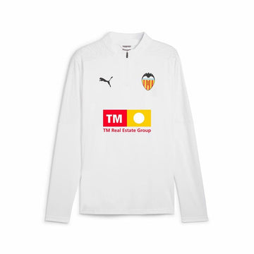 Trainings-Sweatshirt für Erwachsene Puma Valencia C.F. Weiß