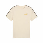 Herren Kurzarm-T-Shirt Puma Ess Tape Minimal Gold Beige