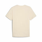 Herren Kurzarm-T-Shirt Puma Ess Tape Minimal Gold Beige