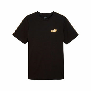 Herren Kurzarm-T-Shirt Puma Ess Tape Minimal Gold