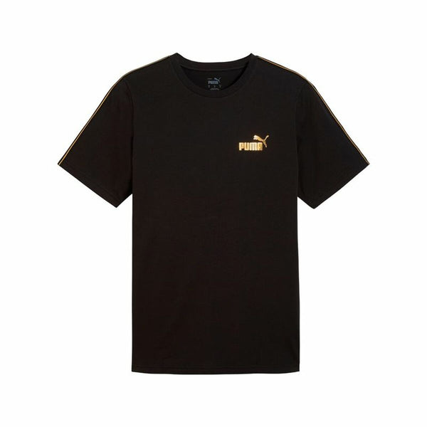 Herren Kurzarm-T-Shirt Puma Ess Tape Minimal Gold