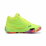 Basketballschuhe für Erwachsene Puma Court Pro Marble Gelb