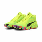 Basketballschuhe für Erwachsene Puma Court Pro Marble Gelb