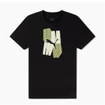 Kurzarm-T-Shirt für Kinder Puma Essentials+ Graphic Schwarz