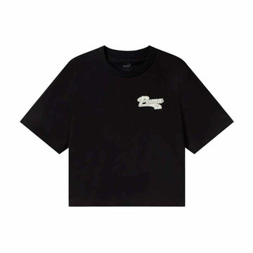 Damen Kurzarm-T-Shirt Puma Schwarz