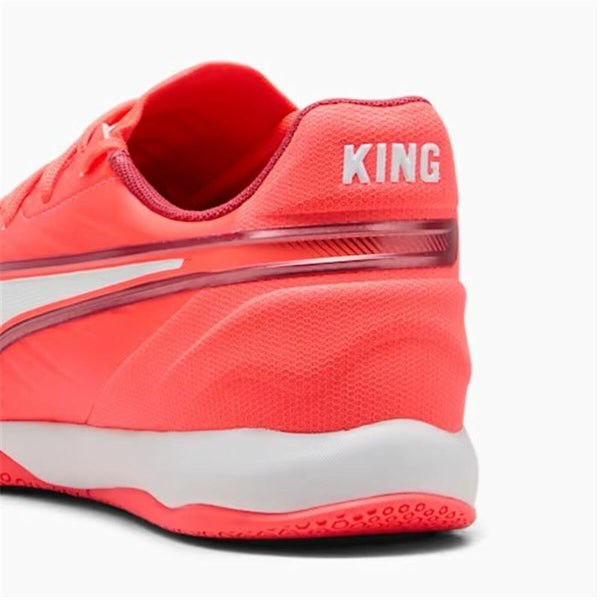 Hallenfußballschuhe für Erwachsene Puma King Match It Rot