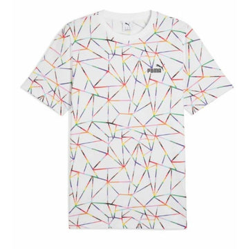 Herren Kurzarm-T-Shirt Puma LOVE UNITED AOP Tee   684700 02 Weiß