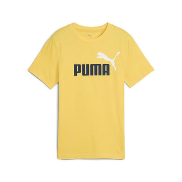 Kurzarm-T-Shirt für Kinder Puma ESS 2 COLOR No.1 Logo Tee B 685778 55 Gelb