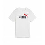 Kurzarm-T-Shirt für Kinder Puma ESS 2 COLOR No.1 Logo Tee B Weiß