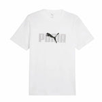 Herren Kurzarm-T-Shirt Puma Essentials Weiß