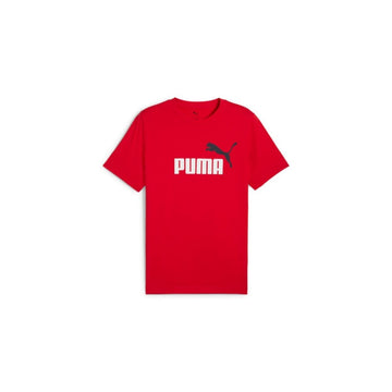 Herren Kurzarm-T-Shirt Puma ESS 2 COLOR No. 1 Logo Tee C/O 684708 11 Rot