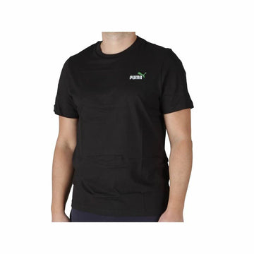 Herren Kurzarm-T-Shirt Puma Essentials Schwarz