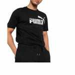 Herren Kurzarm-T-Shirt Puma Graphics Schwarz