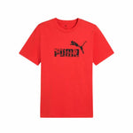 Herren Kurzarm-T-Shirt Puma Graphics Rot