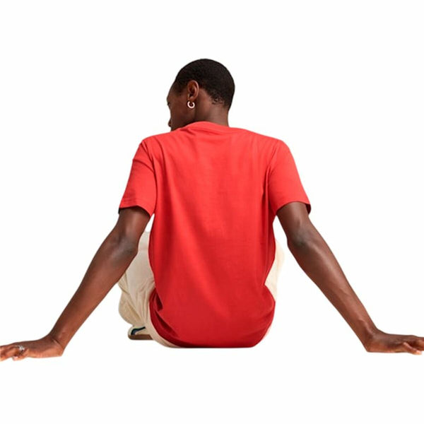 Herren Kurzarm-T-Shirt Puma Graphics Rot