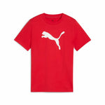 Kurzarm-T-Shirt für Kinder Puma Essentials Cat Rot