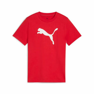 Kurzarm-T-Shirt für Kinder Puma Essentials Cat Rot