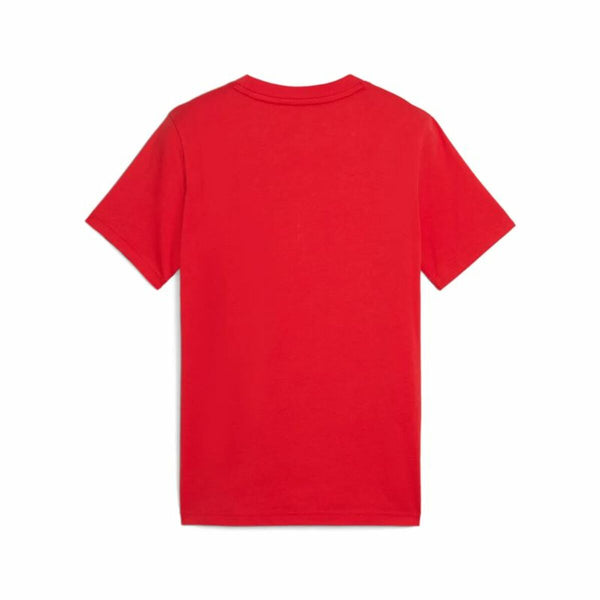 Kurzarm-T-Shirt für Kinder Puma Essentials Cat Rot