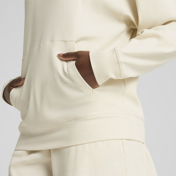 Damen Sweater mit Kapuze Puma ESS ELEVATED 685023 87 Beige
