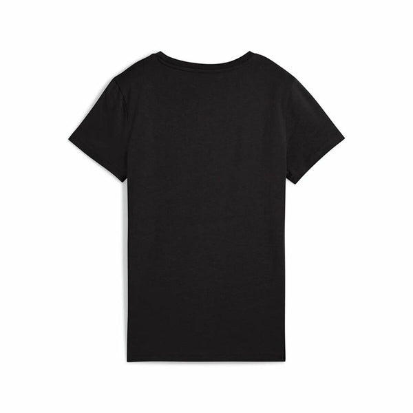 Damen Kurzarm-T-Shirt Puma Essentials Metallic Schwarz