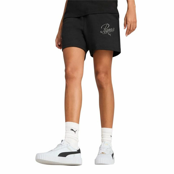 Sporthose Damen Puma Essentials Script High-Waist