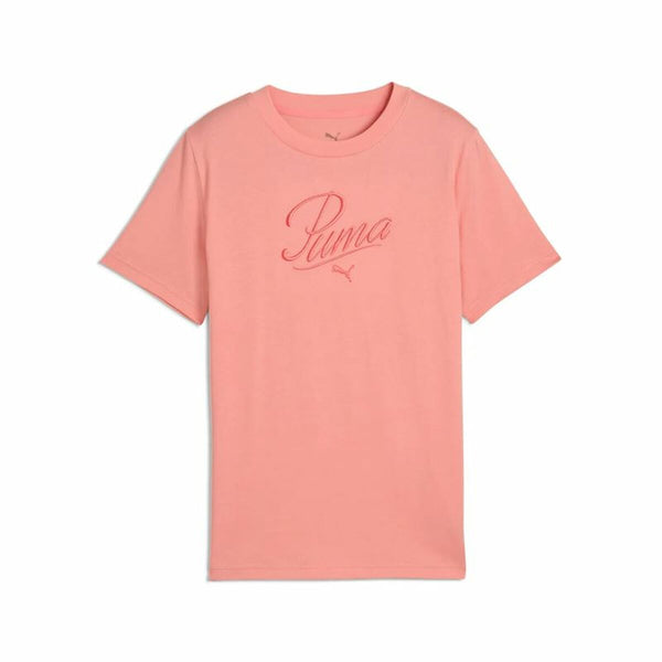 Kurzarm-T-Shirt für Kinder Puma Essentials Rosa