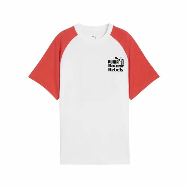 Kurzarm-T-Shirt für Kinder Puma Puma Mid90S Graphic Tee Weiß Rot