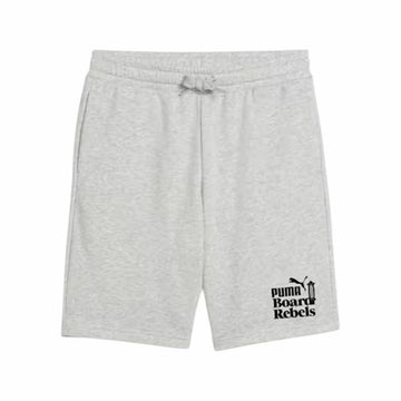 Sportshorts für Kinder Puma Mid90S Grau