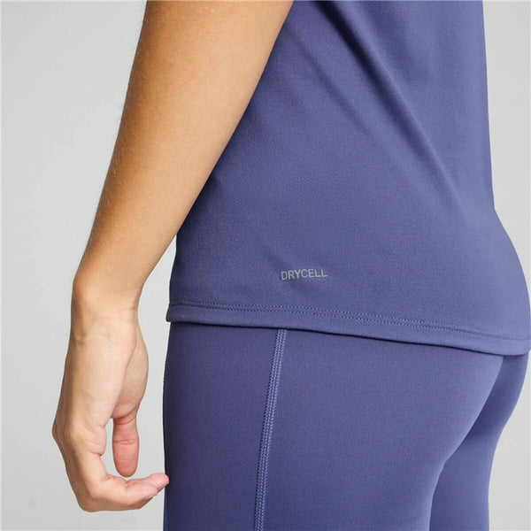 Damen Kurzarm-T-Shirt Puma W Tad Essentialsential Race Blau (XS)