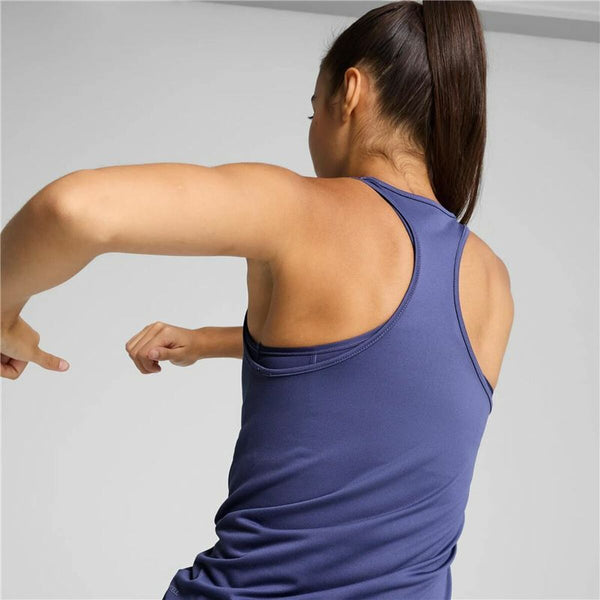 Damen Kurzarm-T-Shirt Puma W Tad Essentialsential Race Blau (XS)