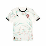 Kurzärmiges Fußball T-Shirt für Männer Puma Portugal Away Repl Weiß