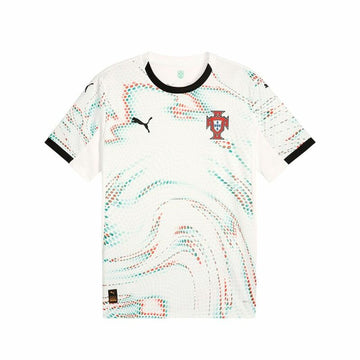 Kurzärmiges Fußball T-Shirt für Männer Puma Portugal Away Repl Weiß