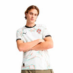 Kurzärmiges Fußball T-Shirt für Männer Puma Portugal Away Repl Weiß