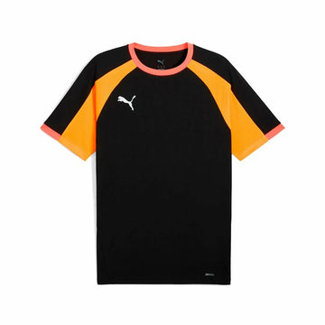 Kurzärmiges Fußball T-Shirt für Männer Puma Individualliga Schwarz