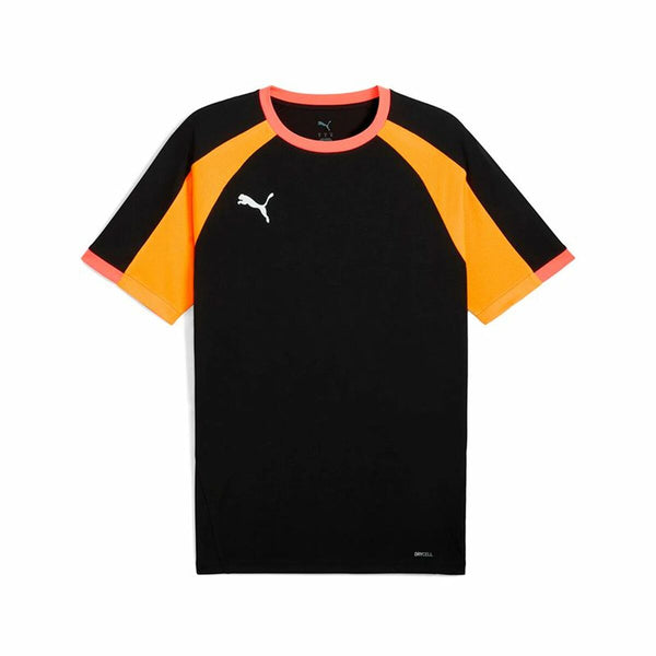 Kurzärmiges Fußball T-Shirt für Männer Puma Individualliga Schwarz