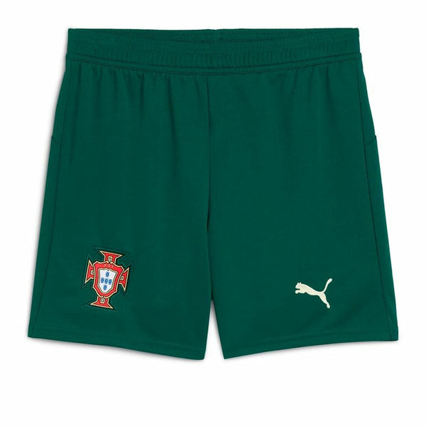 Sportshorts für Kinder Puma Portugal grün Olive